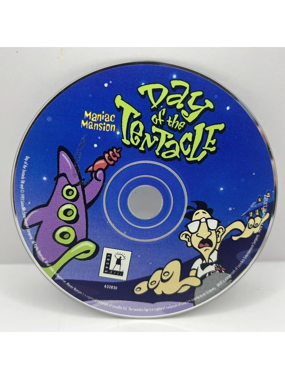 Maniac Mansion Day of the Tentacle 1993 PC Disc Only
